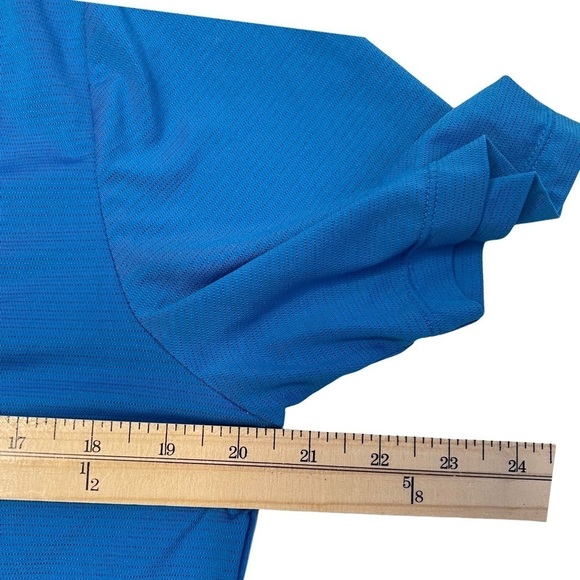 Mondetta Blue Lightweight Running Gym Athletic Breathable Short Sleeved … - Picture 3 of 8